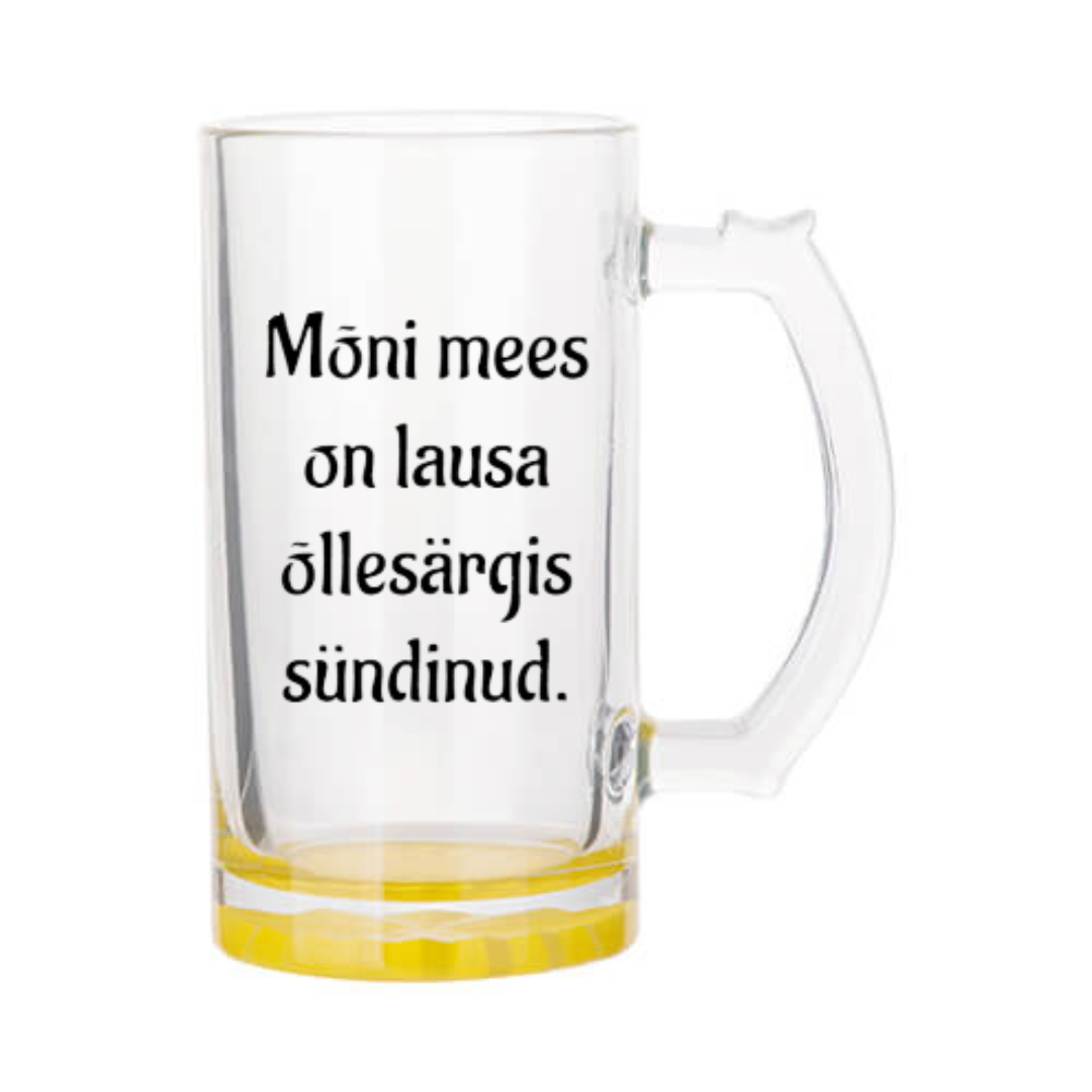 Õllekann - Mõni mees on lausa õllesärgis sündinud