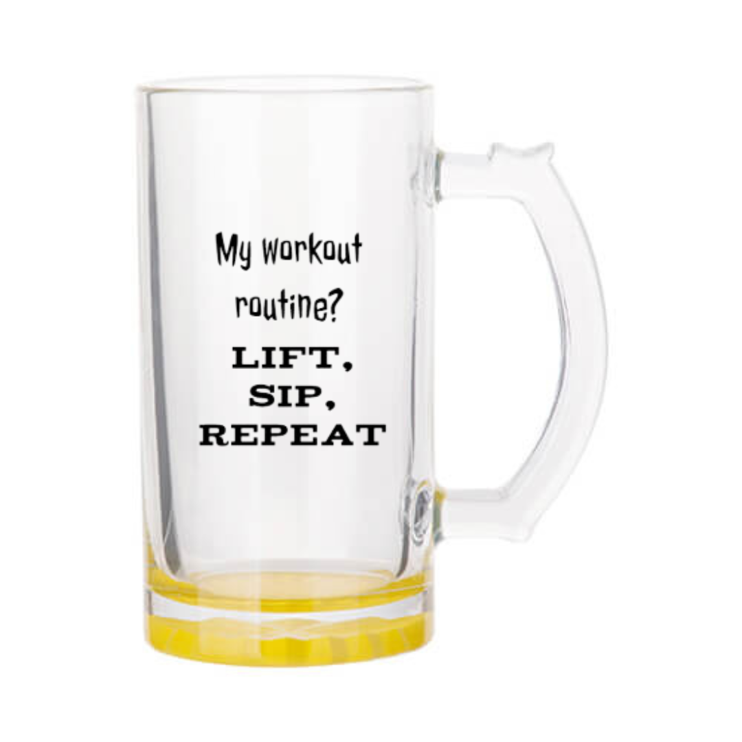 Õllekann - My workout routine - lift, sip, repeat