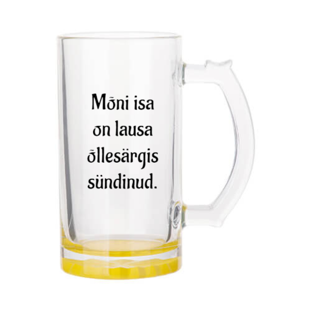 Õllekann - Mõni isa on lausa õllesärgis sündinud