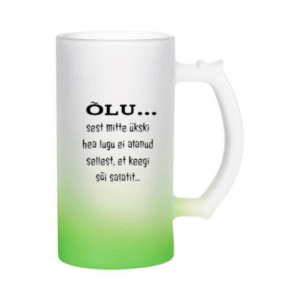 Õllekann - ÕLU... sest mitte ükski hea lugu ei alanud sellest, et keegi sõi salatit