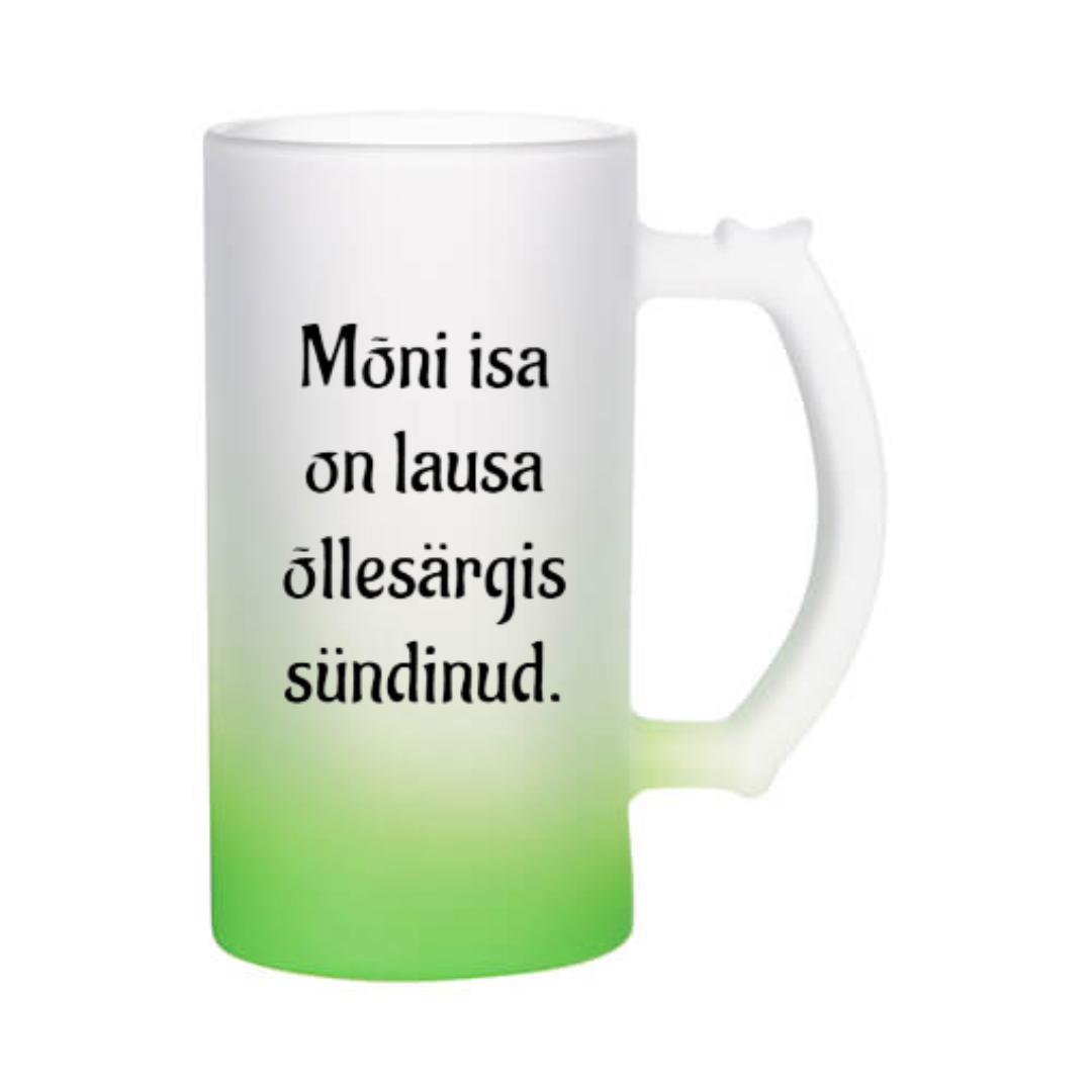 Õllekann - Mõni isa on lausa õllesärgis sündinud