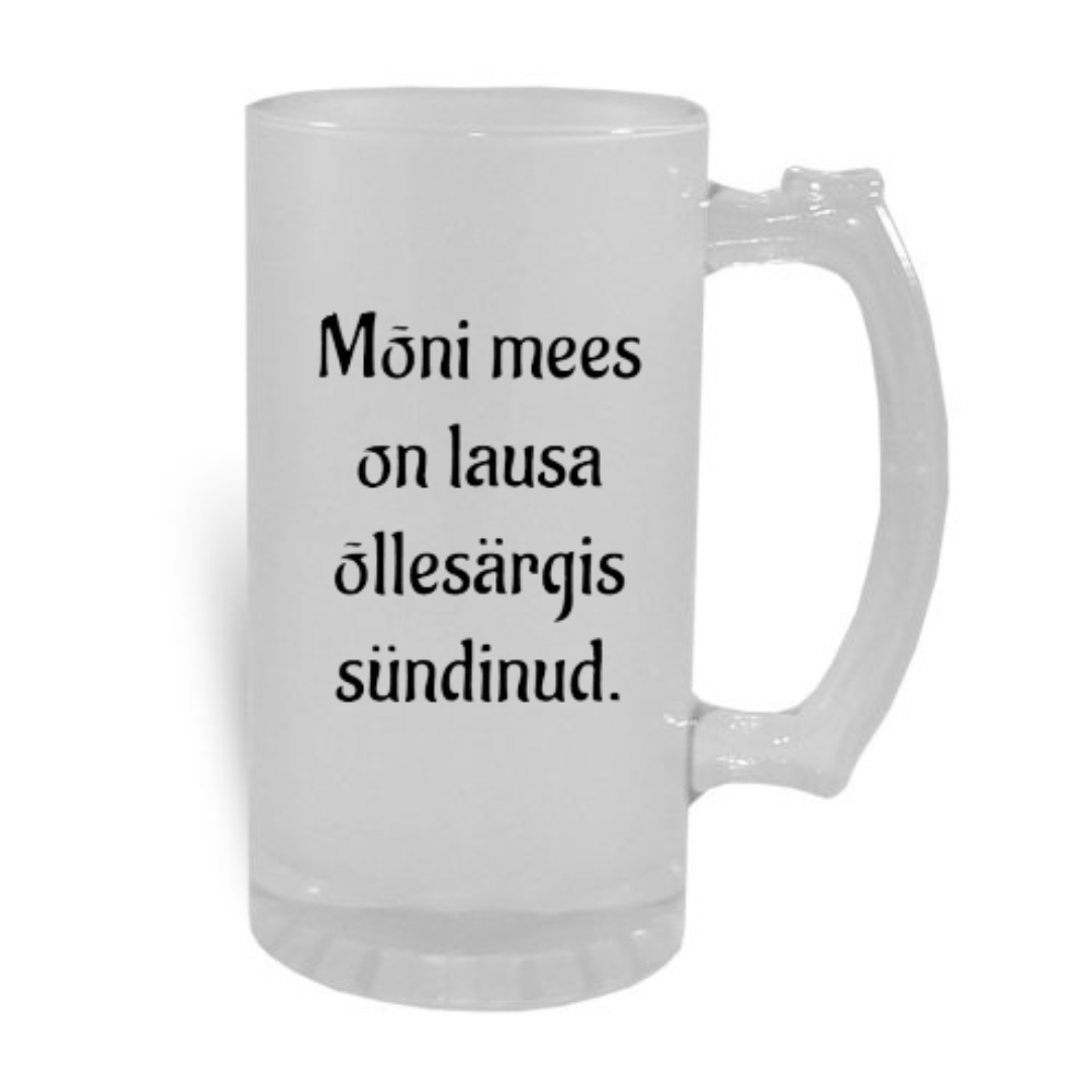 Õllekann - Mõni mees on lausa õllesärgis sündinud