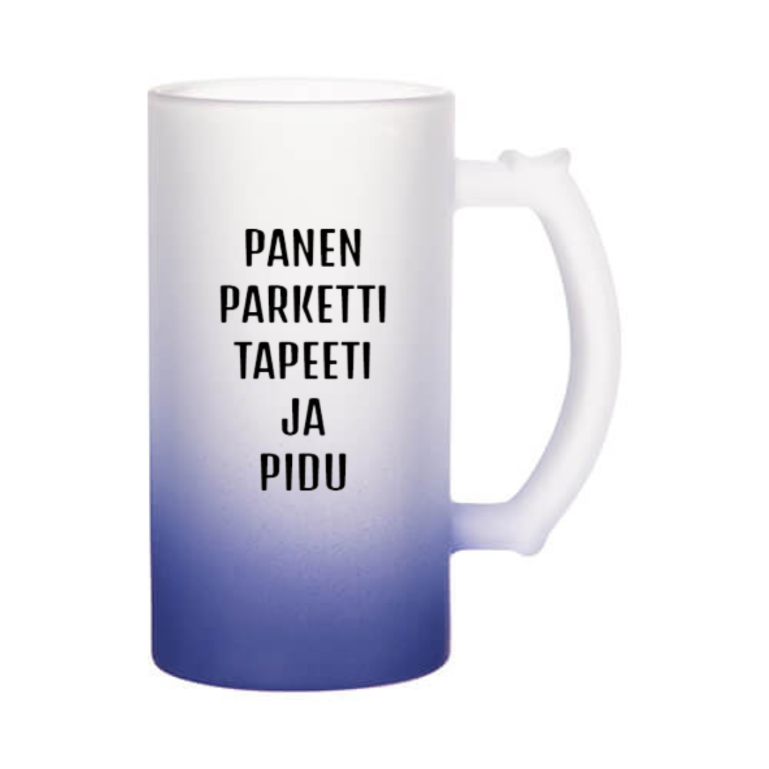 Õllekann - panen parketti, tapeeti ja pidu