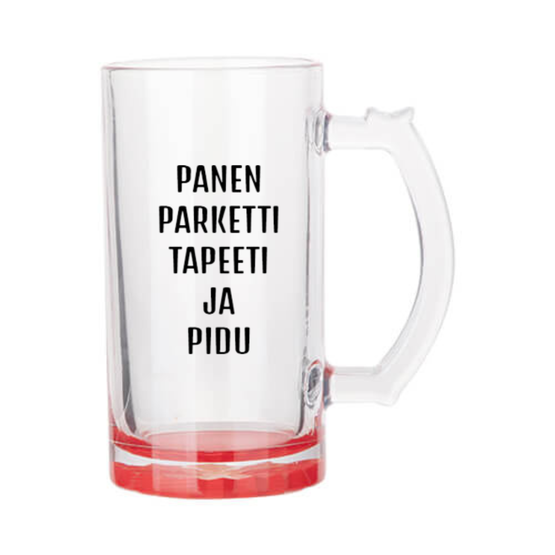 Õllekann - panen parketti, tapeeti ja pidu