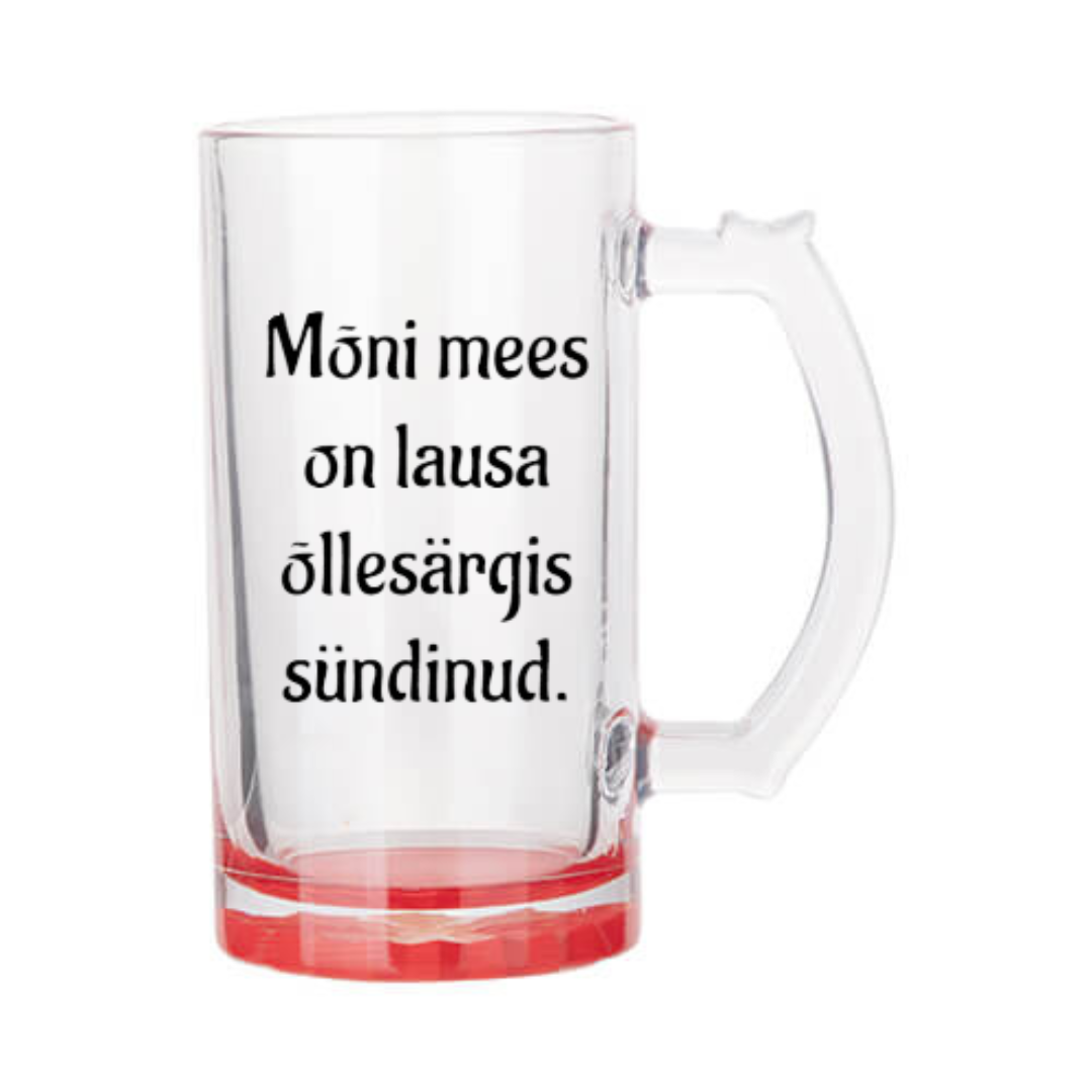 Õllekann - Mõni mees on lausa õllesärgis sündinud