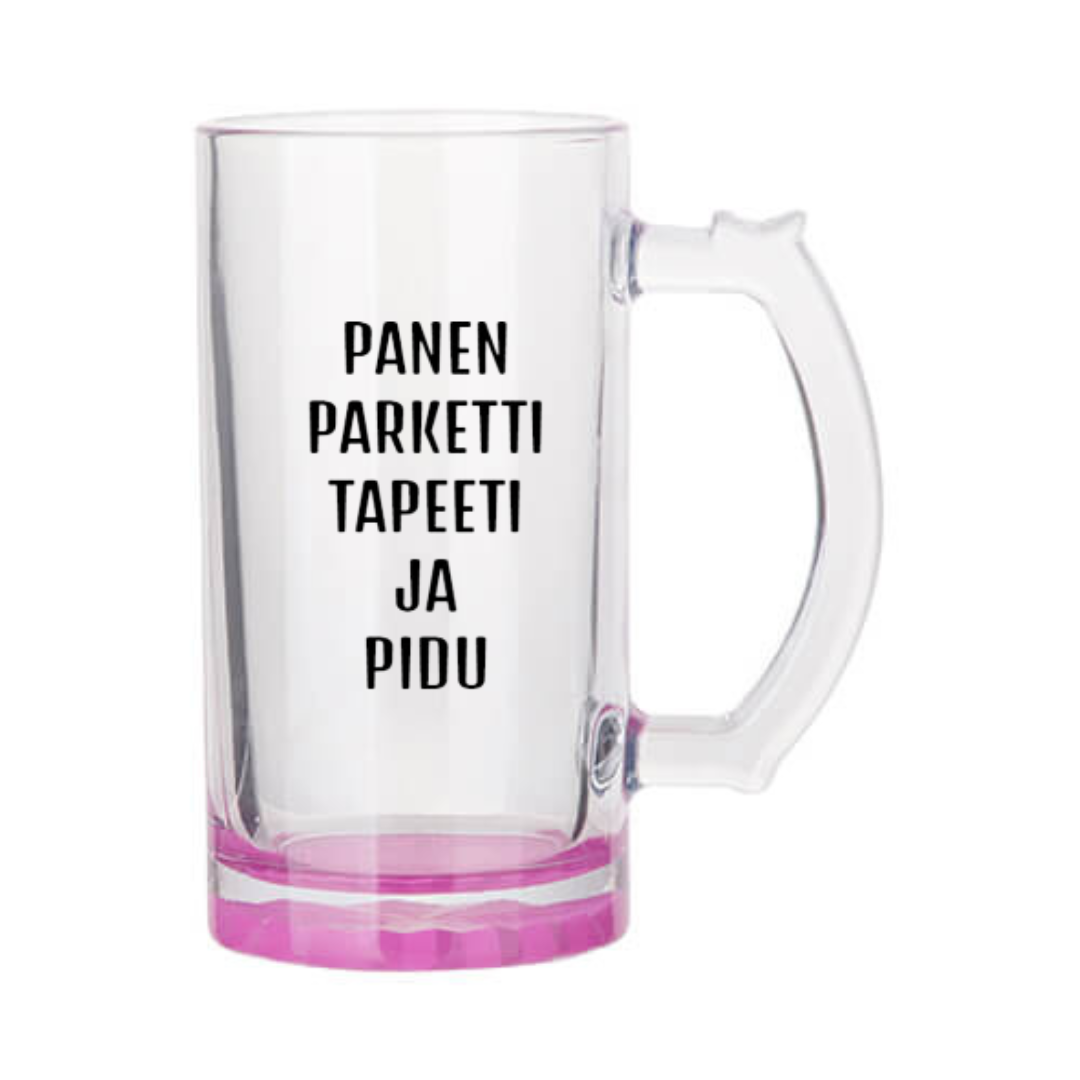 Õllekann - panen parketti, tapeeti ja pidu