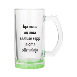 Õllekann - Iga mees on oma saatuse sepp ja oma õlle valaja