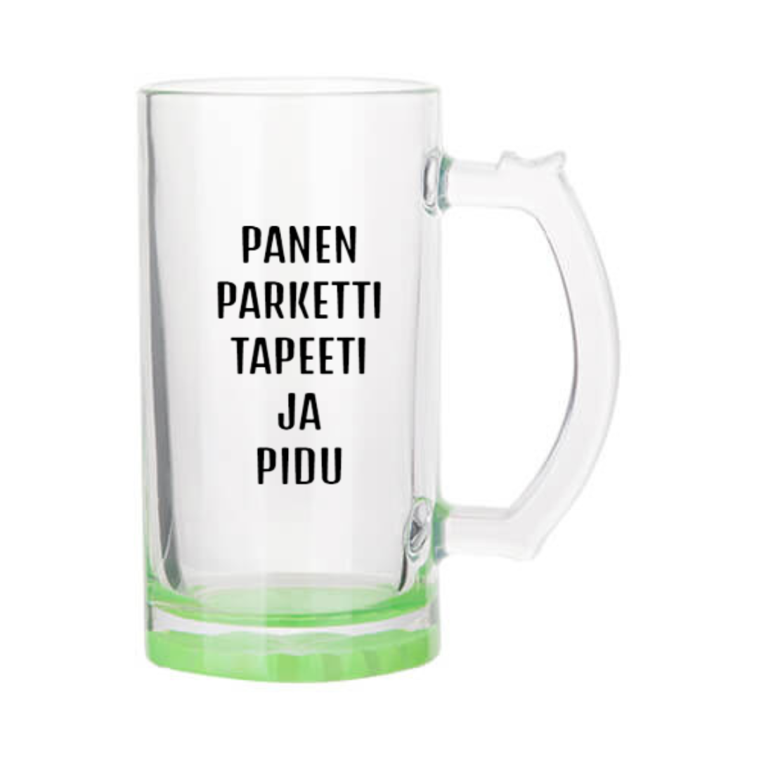 Õllekann - panen parketti, tapeeti ja pidu