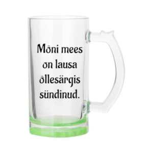 Õllekann - Mõni mees on lausa õllesärgis sündinud