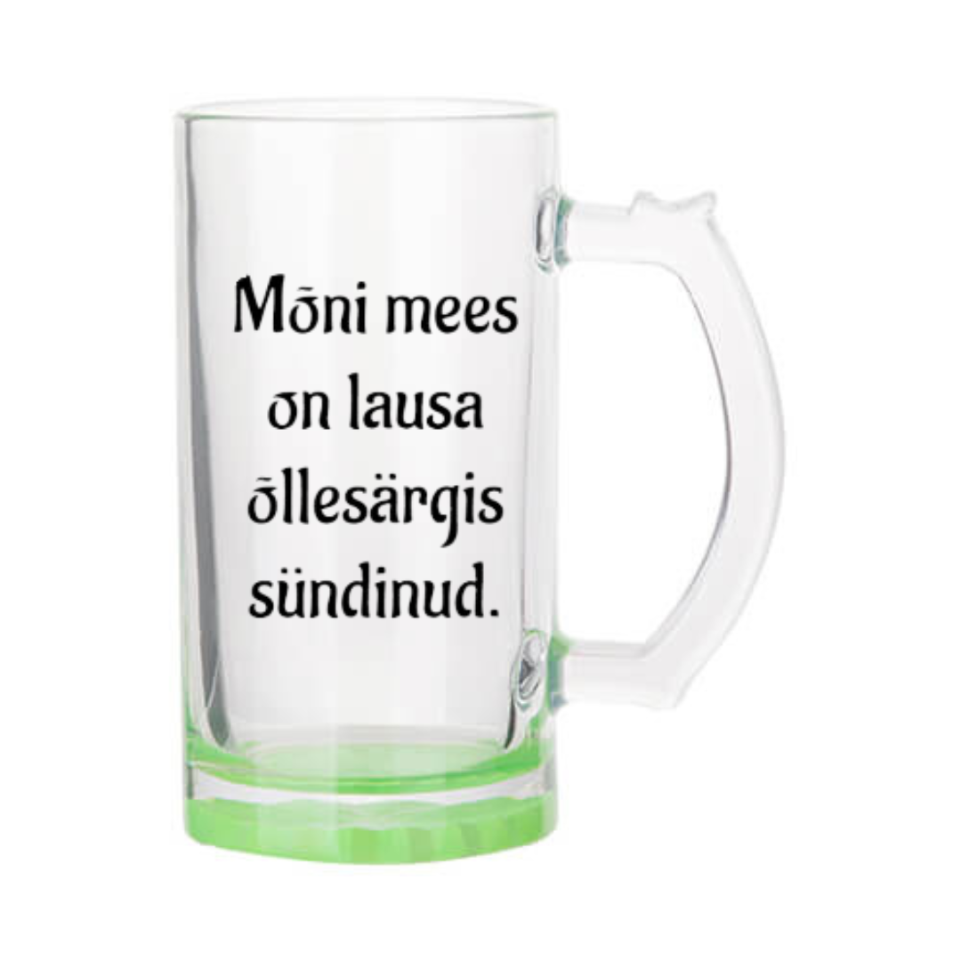 Õllekann - Mõni mees on lausa õllesärgis sündinud
