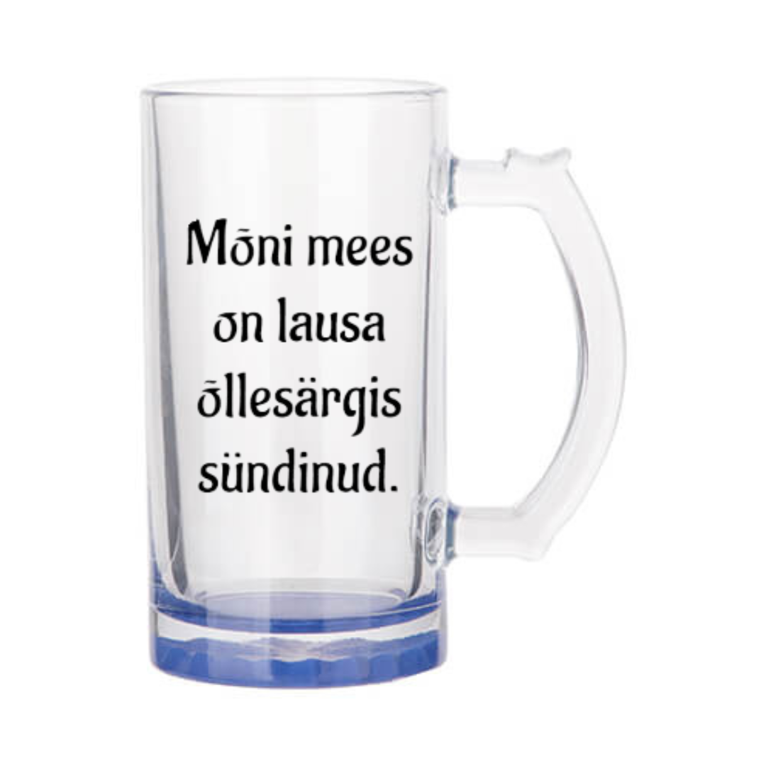 Õllekann - Mõni mees on lausa õllesärgis sündinud