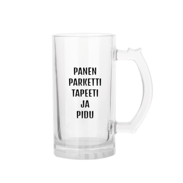 Õllekann - panen parketti, tapeeti ja pidu