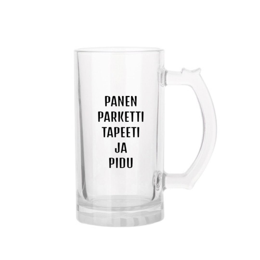 Õllekann - panen parketti, tapeeti ja pidu