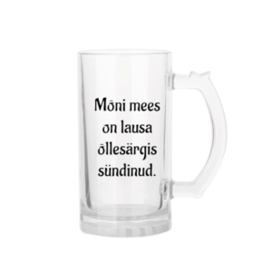 Õllekann - Mõni mees on lausa õllesärgis sündinud