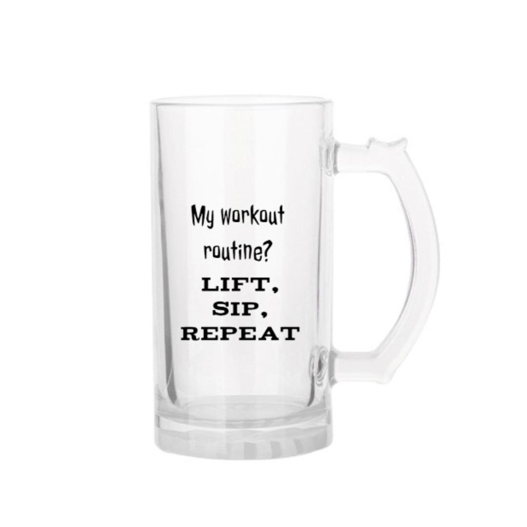 Õllekann - My workout routine - lift, sip, repeat