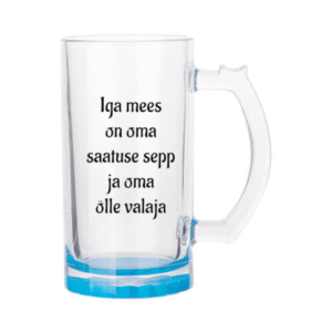Õllekann - Iga mees on oma saatuse sepp ja oma õlle valaja