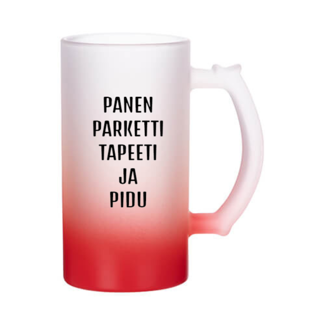Õllekann - panen parketti, tapeeti ja pidu