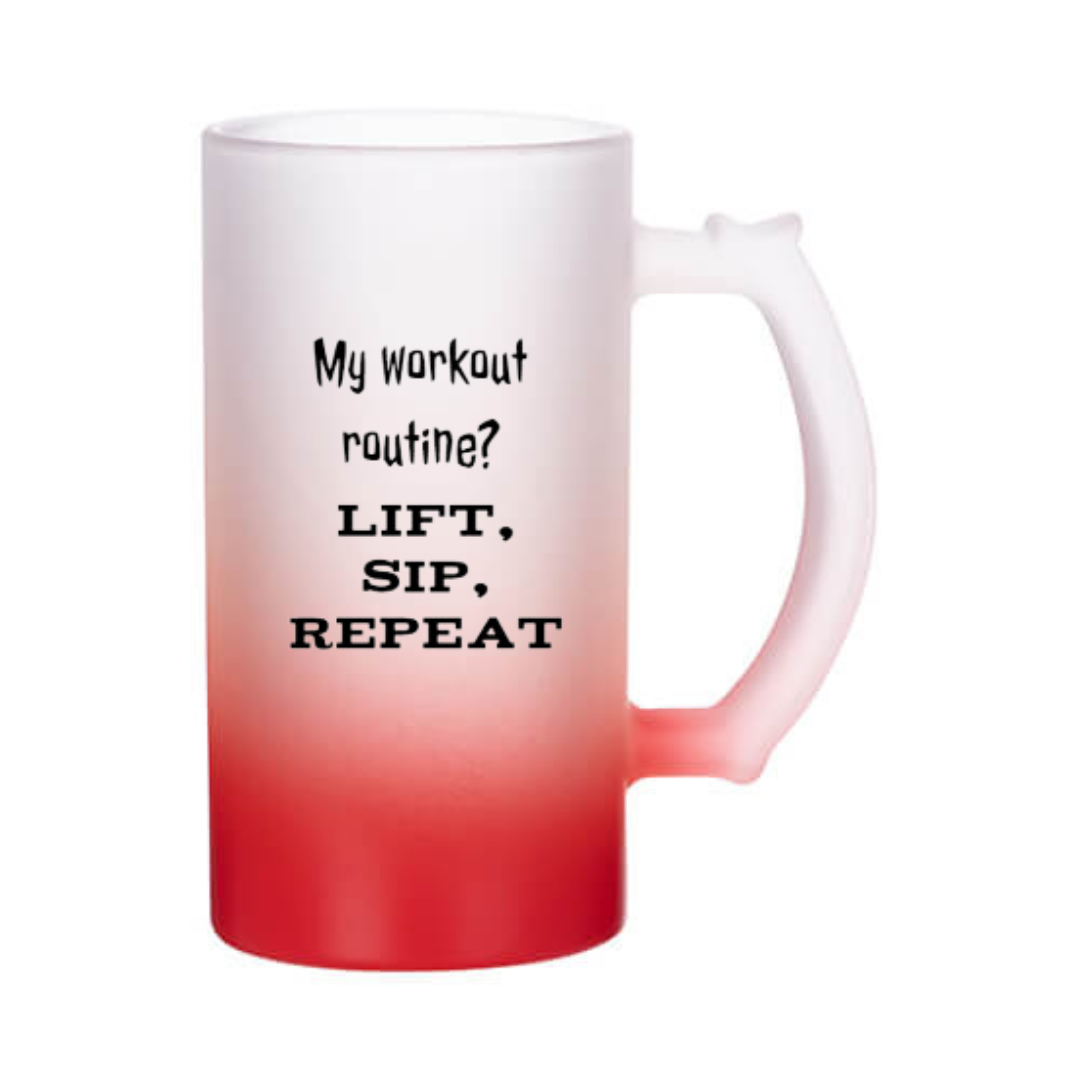 Õllekann - My workout routine - lift, sip, repeat