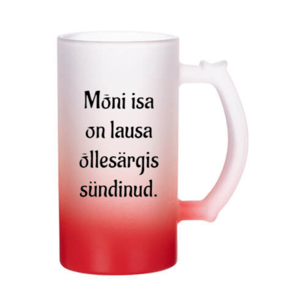 Õllekann - Mõni isa on lausa õllesärgis sündinud