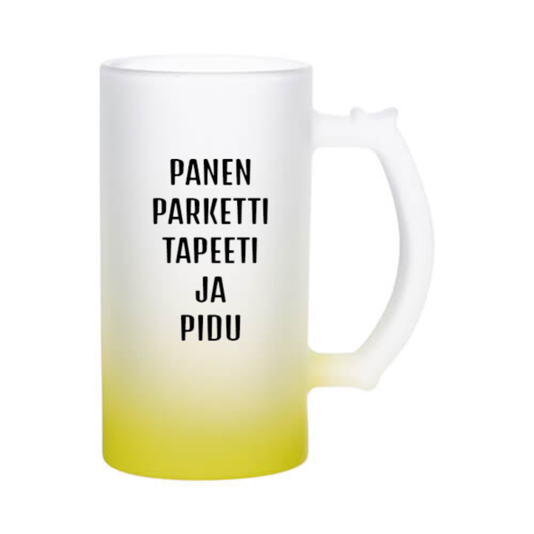 Õllekann - panen parketti, tapeeti ja pidu