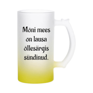 Õllekann - Mõni mees on lausa õllesärgis sündinud