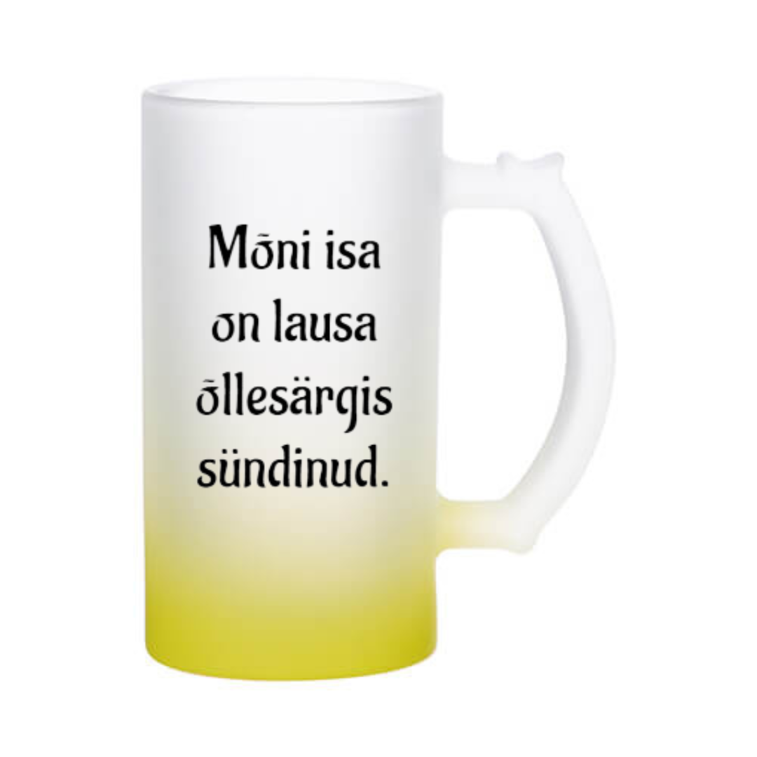 Õllekann - Mõni isa on lausa õllesärgis sündinud