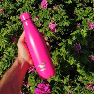 PUDEL ELECTRIC PINK 500ml neoonroosa joogipudel neoonroosa termopudel
