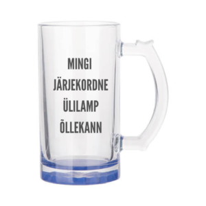 Õllekann: "Mingi järjekordne ülilamp õllekann"