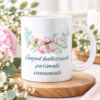 Pojengidega kruus "Soojad kallistused parimale vanaemale/mammale/emale"