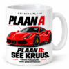 Kruus plaan A ja plaan B Ferrariga