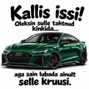 Kruus plaan A ja plaan B Audiga