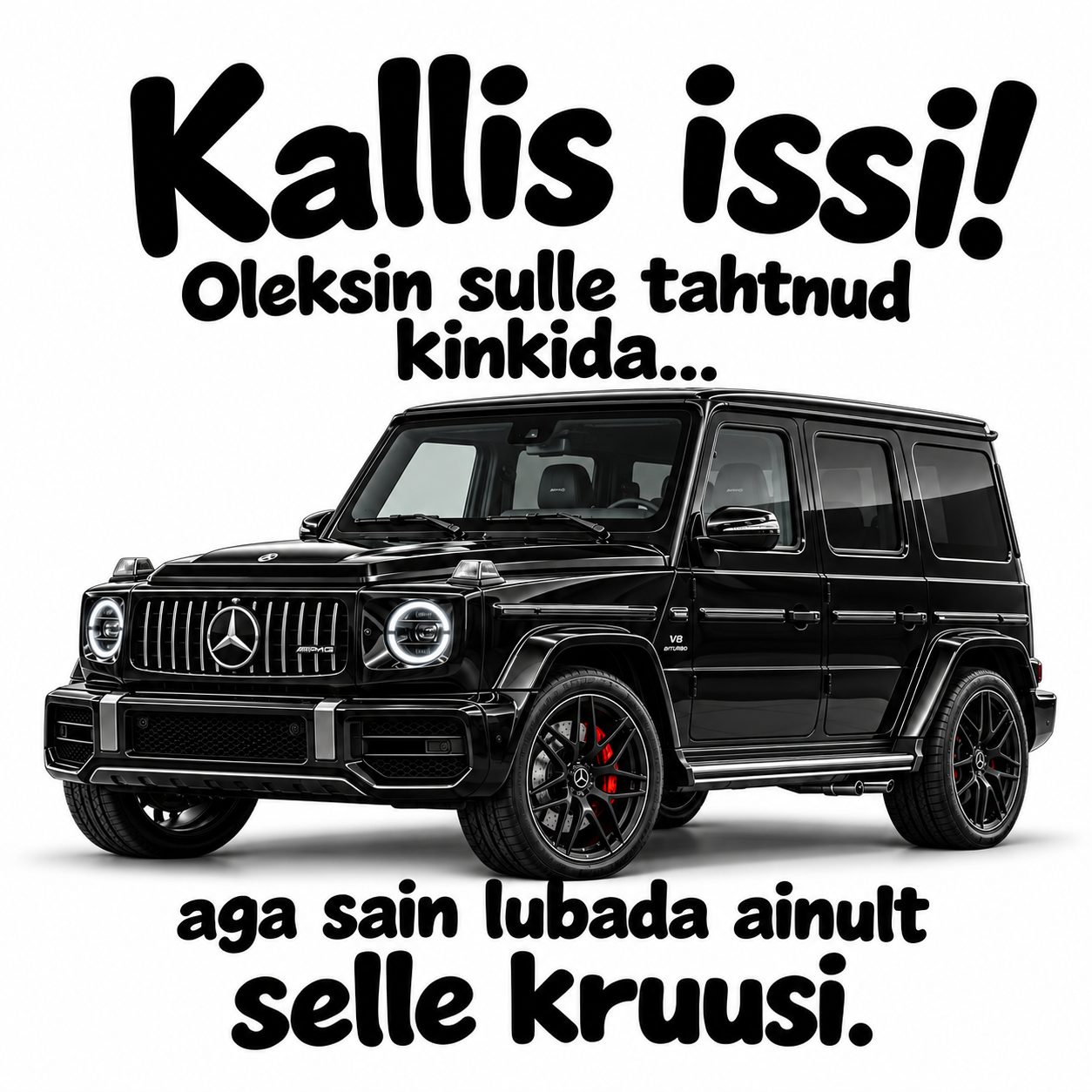 Kruus plaan A ja plaan B Mercedesega